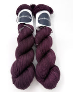 Merino Silk-Cash: Dark Aubergine
