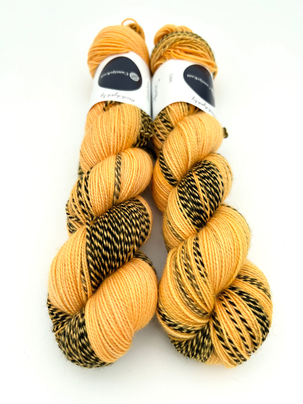 Zebra Merino Sock: Beauty Flaw #0604 (orange)