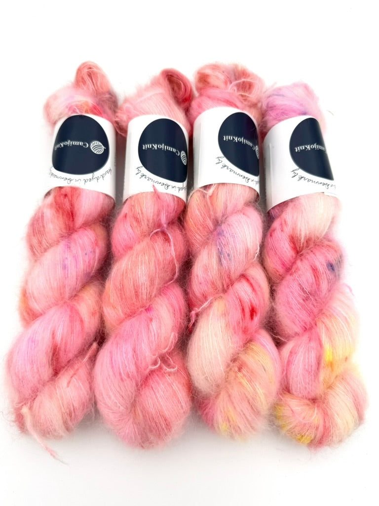 Suri Alpaca Silk: Pink Lemonade