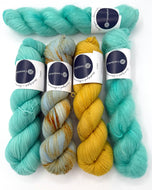 Kit: Yellow Lichen on Rocks: Mint and Mustard