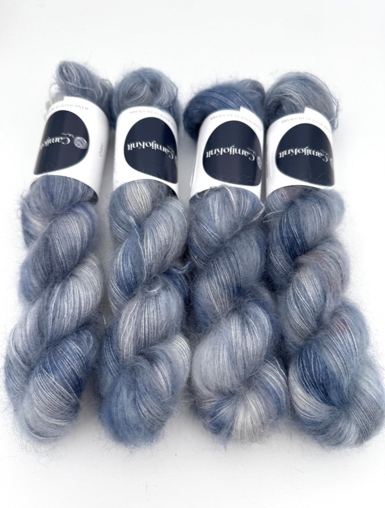 Silky Kid Mohair: Rain