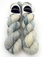 Merino Sock: White Noice
