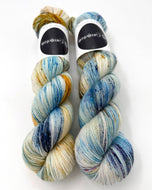 Merino Sock: BOTANICAL: Myosotis
