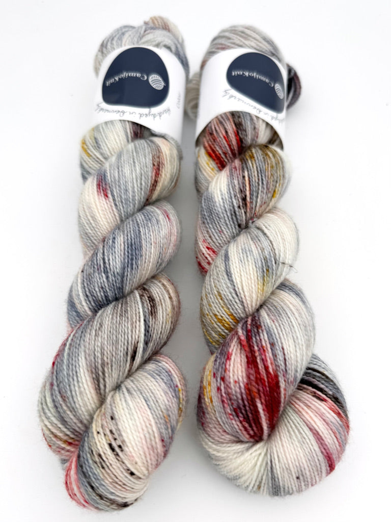 Merino Sock: Winter Landscape