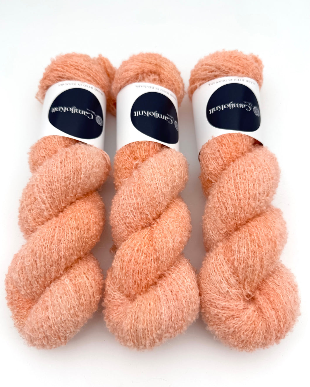 Alpaca Silk Boucle: Soft Peach