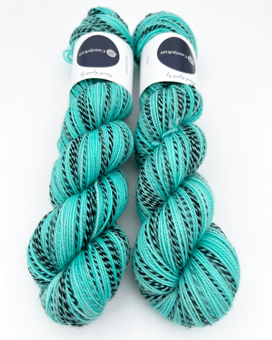 Zebra Merino Sock: Mint