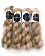Silky Kid Mohair: BOTANICAL: Dried Scabiosa