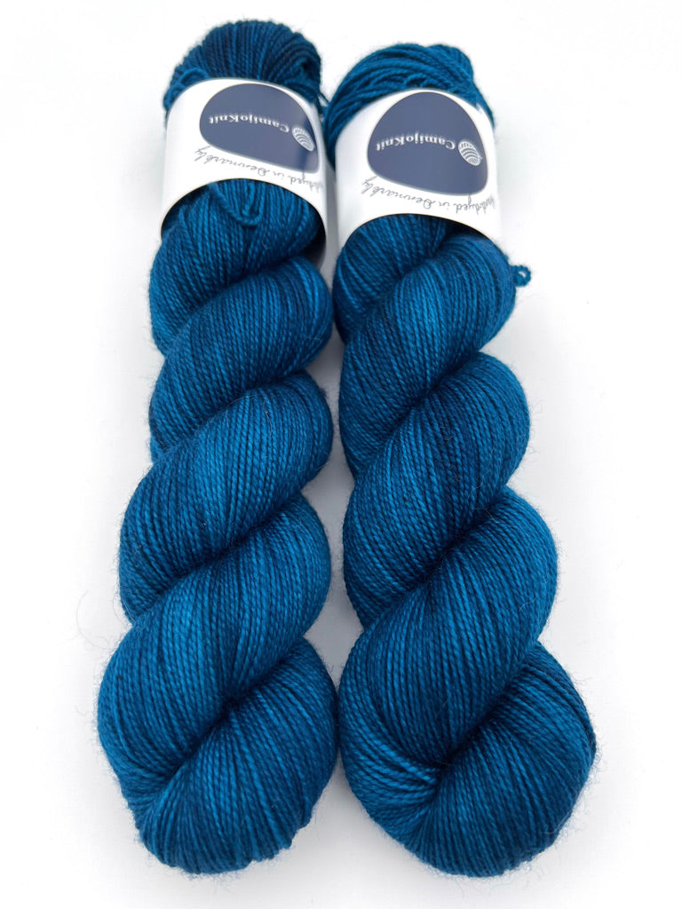 Merino Sock: Teal Ocean