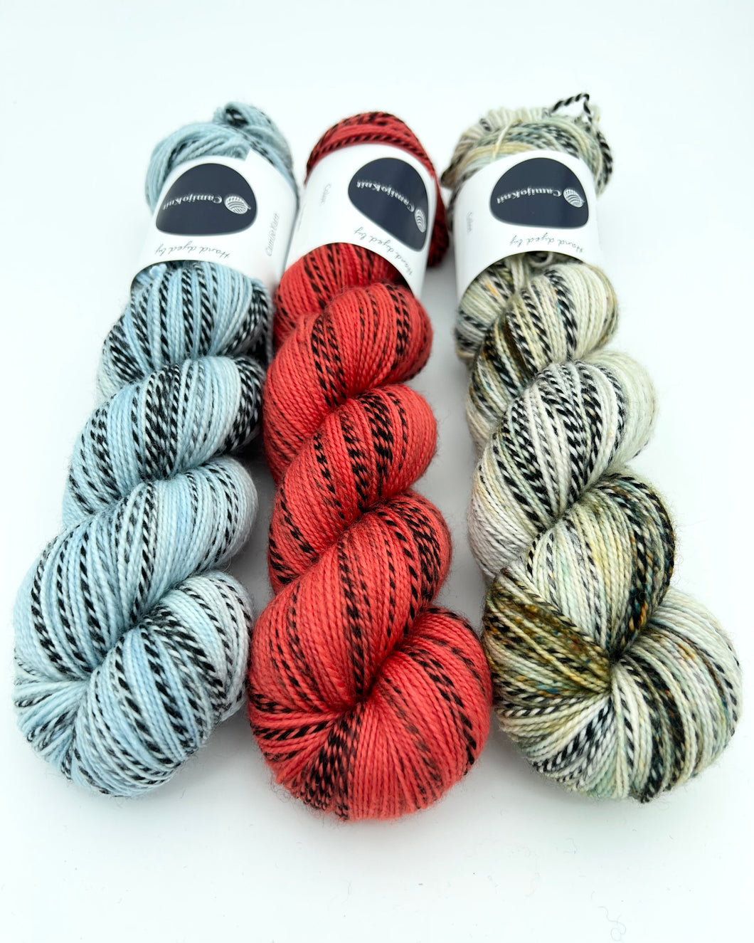 Kit: Roller Coaster Shawl, Merino Sock: Tomato, Baby, is that your name?, Happy Hunter