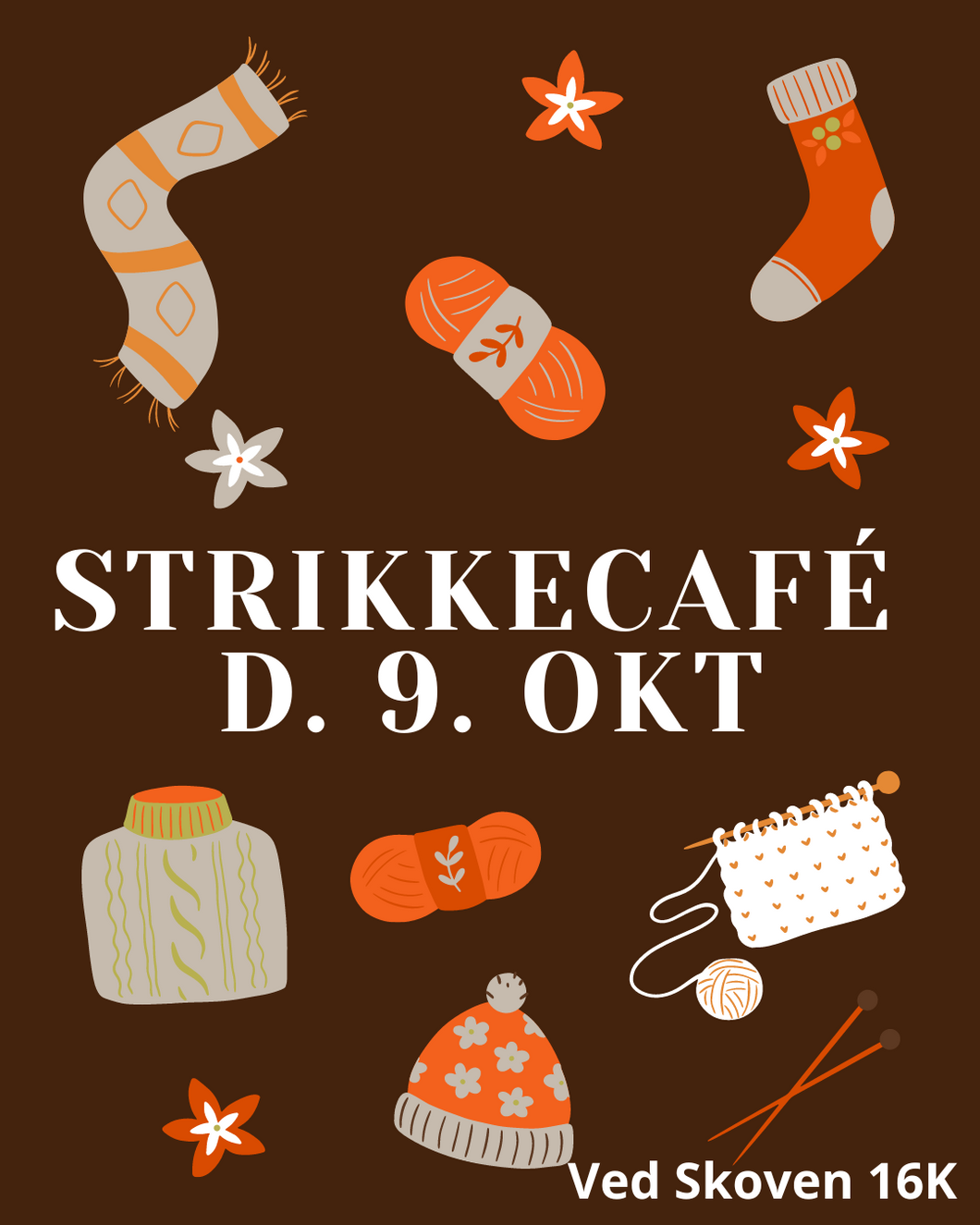 Strikkecafé onsdag d. 9. okt.