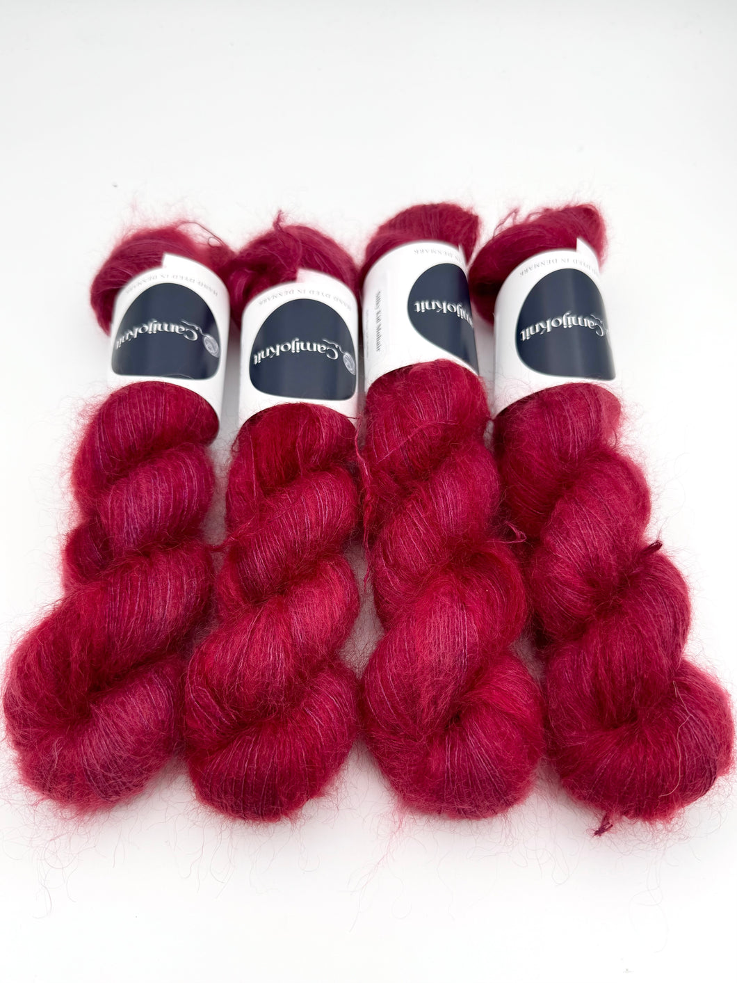 Silk-Mohair: Cranberry