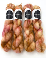 Silky Kid Mohair: Mocha Rose
