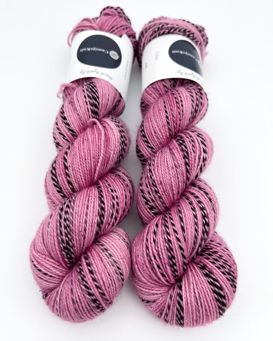 Zebra Merino Sock: Pink