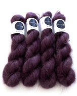 Silky Kid Mohair: Dark Aubergine