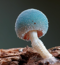 Load image into Gallery viewer, Sock-set of June: Coprinopsis pulchricaerulea
