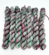 Merino Sock Mini: Cherry Mint