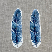 Load image into Gallery viewer, Sticker: Blue feather
