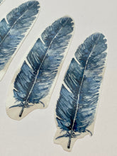 Load image into Gallery viewer, Sticker: Blue feather
